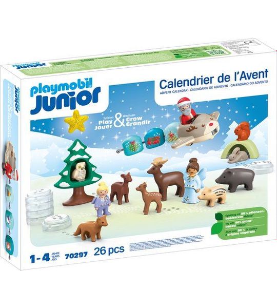 PLAYMOBIL Adventskalender Junior: Witte kerst - 70297