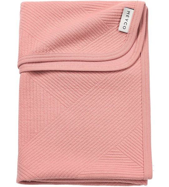 Deken Wieg Meyco Jacquard Pure Rose