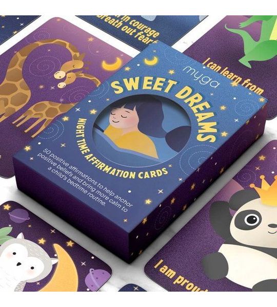 Sweet Dreams: 50 Positieve Affirmatietekaarten voor Kinderen - 3 tot 12 jaar