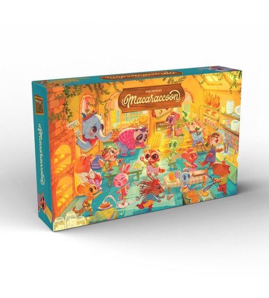 Macaraccoon - een intens strategisch spel gewikkeld in een zoet jasje!