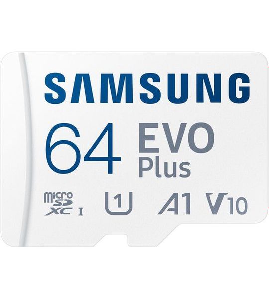 Samsung EVO Plus (2024) microSD 64GB + SD Adapter