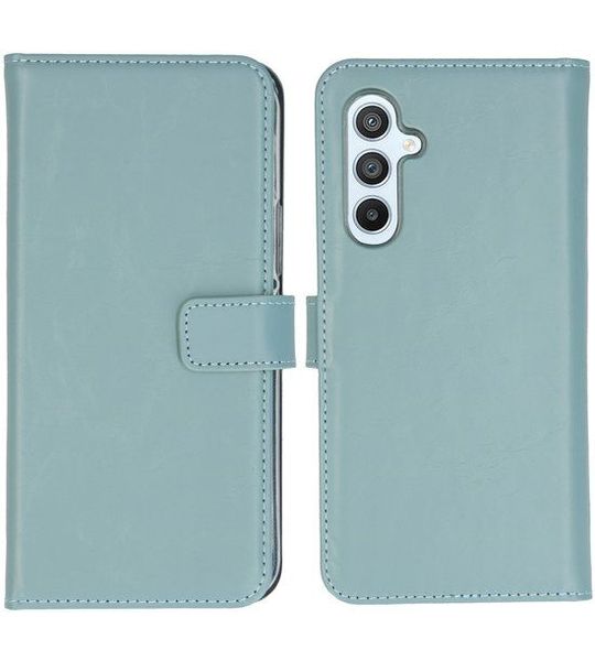 SELENCIA Samsung Galaxy A54 5g Real Leather Booktype Light Blue