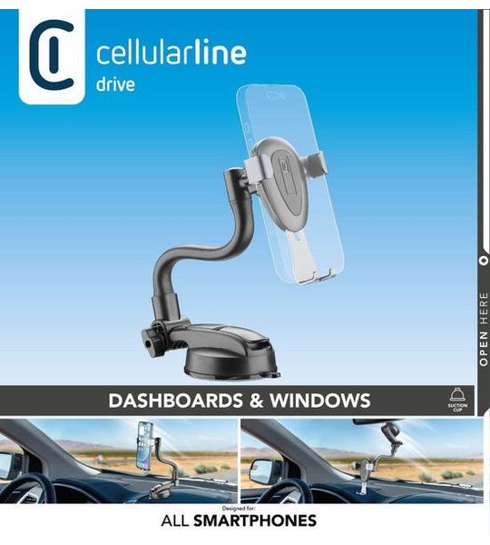 Cellularline Autohouder Slide Flexi Telefoonhouder
