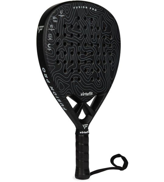 VirtuFit Fusion Pro Padel Racket - Zwart - Grijs