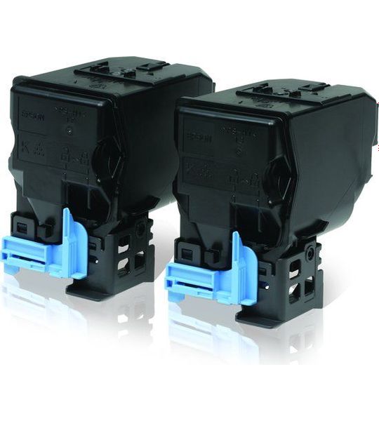 Epson C3900 twinpack zwart