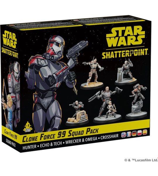Star Wars Shatterpoint Clone Force 99 Squad Pack - EN/FR/DE/PL/ES