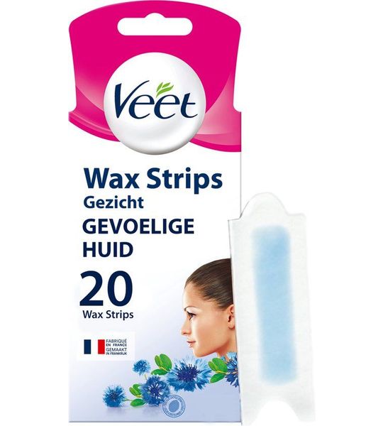 20stuks Veet Waxstrips Gezicht Gevoelige Huid