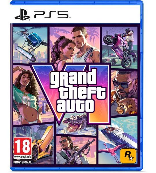 Rockstar Grand Theft Auto 6 (gta Vi) (ps5) - Code In A Box
