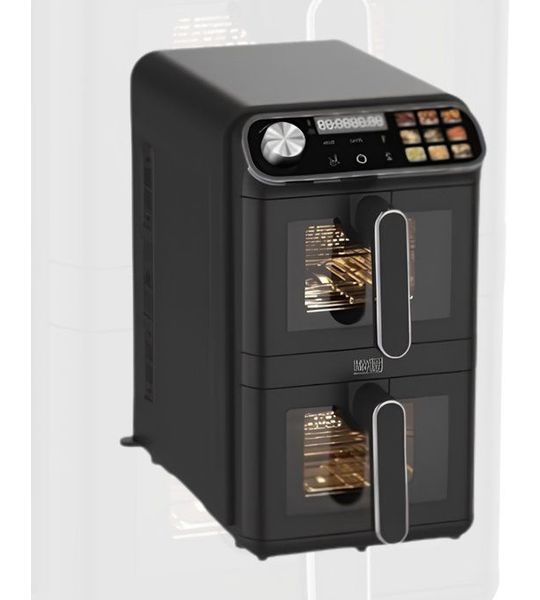 CLVP® Airfryer XXL - Dubbele Mand Airfryer
