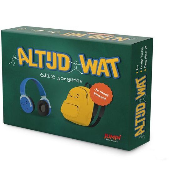 Altijd Wat - spel voor jongeren - lachen, kiezen en elkaar inschatten