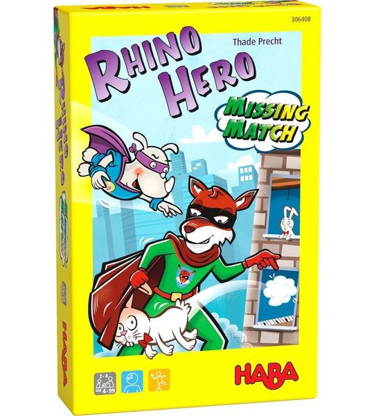 HABA Rhino Hero – Missing Match - 4+