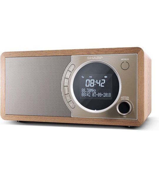 Sharp DR450 DAB radio Bruin