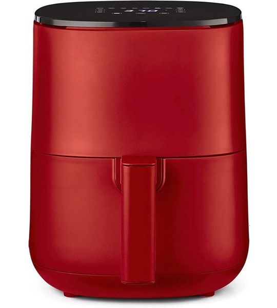 QORA® Mini airfryer - Airfryer - Airfryer klein - Rood - ‎23cm x 29cm x 30cm