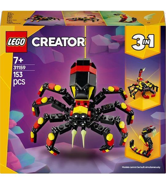 LEGO Creator 3in1 Wilde dieren: spannende spin - 31159