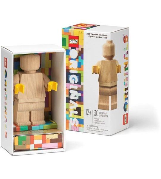 LEGO Popje Hout - Houten - Minifiguur - 20cm - 853967 - Lego Originals