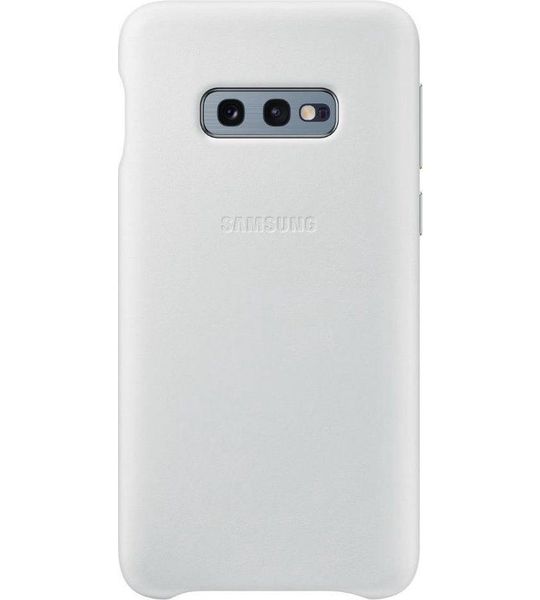 Samsung Galaxy S10e Leather Cover Wit