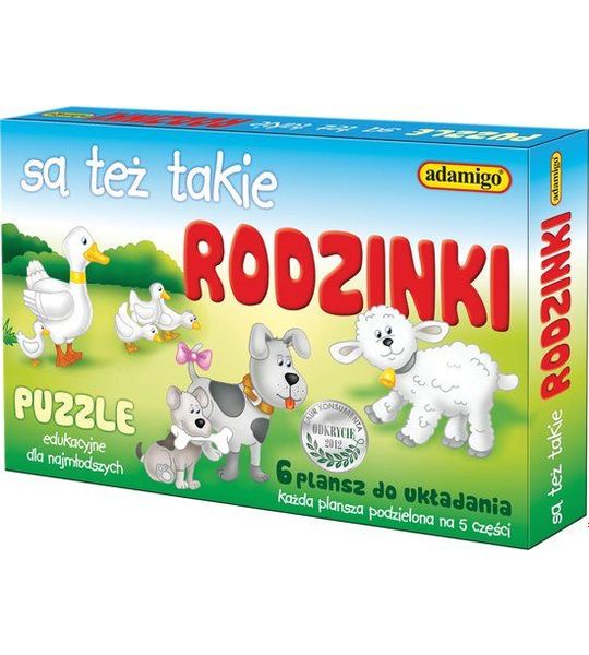 Są też takie rodzinki Puzzle edukacyjne