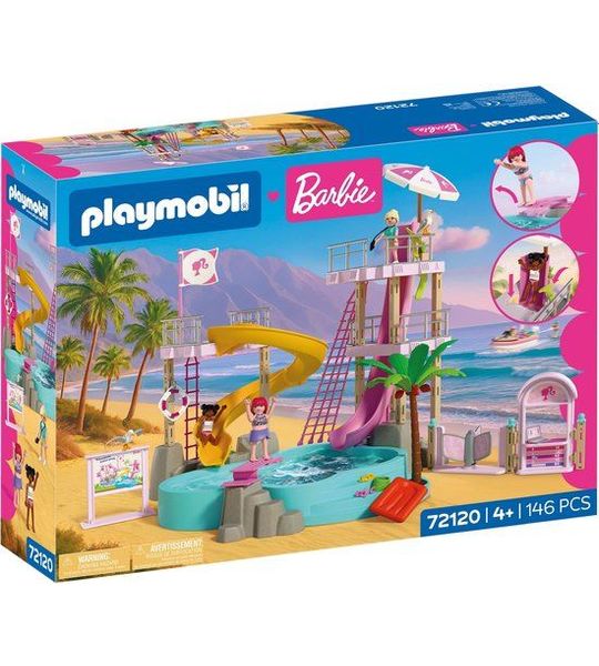 Playmobil X Barbie Water Park Bouwspel 146 Stukken Veelkleurig Kinderen