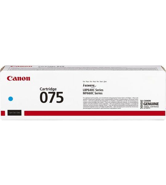 Canon 075 toner cyaan
