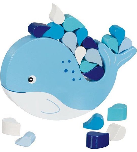 Goki Houten Balansspel Walvis, 21dlg.