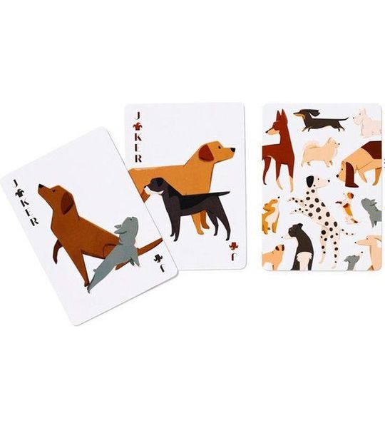 Kaartspel/Speelkaarten - Barks Honden Thema - 8.5x6cm