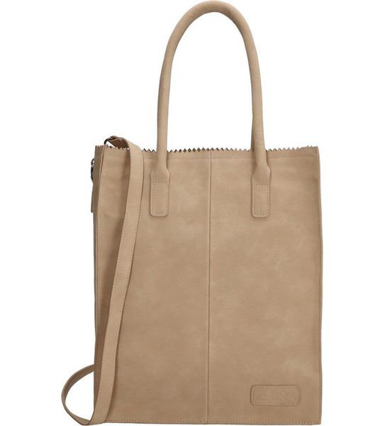 Zebra Natural Bag Rosa Zand Suedine