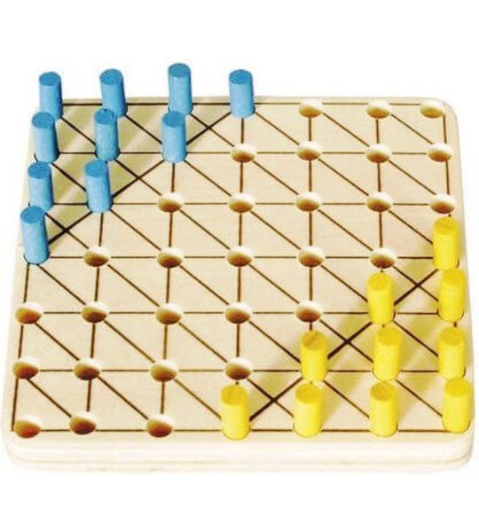 Spel - Minispel - Halma - Hout