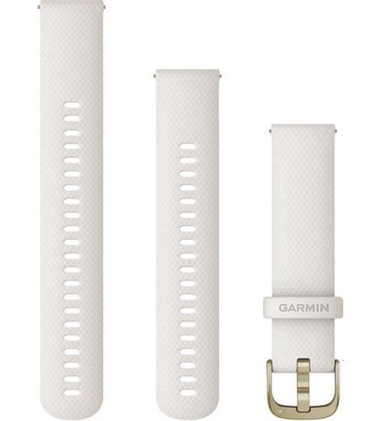Garmin Siliconen Bandje Crème/Goud 20mm