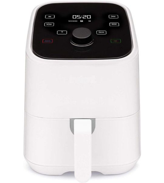 QORA® Mini airfryer - Airfryer - Airfryer klein - Wit - 22cm x 28cm x 27cm