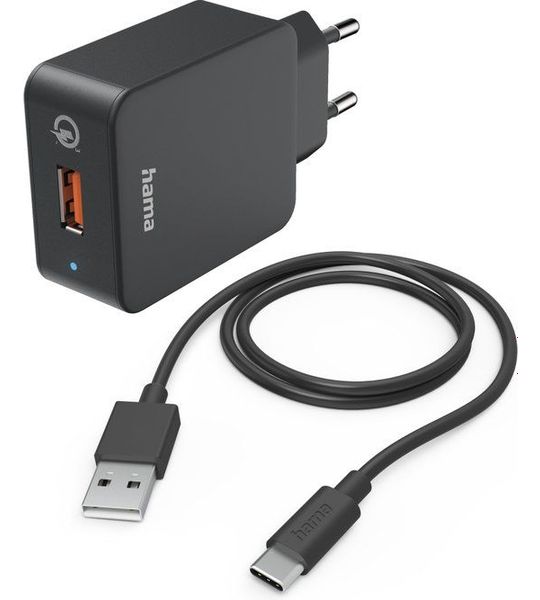 Hama 201625 Reislader Usb-c Qc 19.5 W Zwart