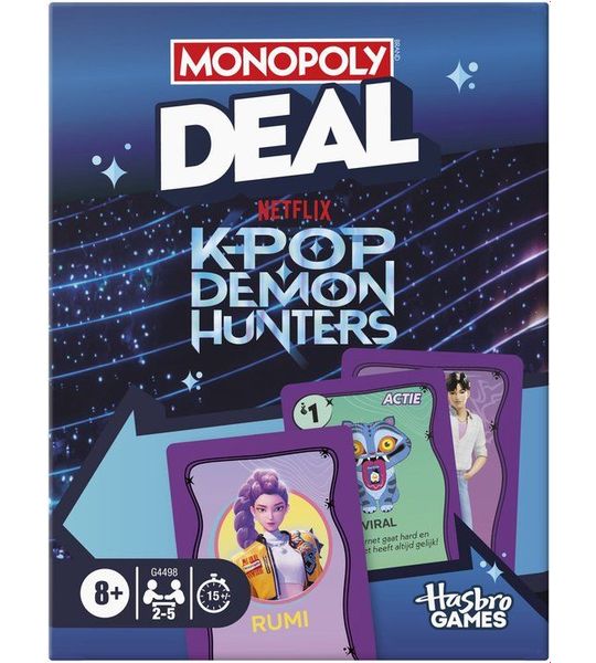 Monopoly Deal KPop Demon Hunters - Kaartspel