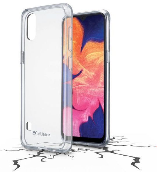 Cellularline Samsung Galaxy A10 Hoesje Clear Duo Transparant