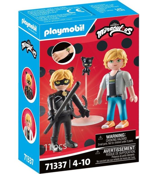 PLAYMOBIL Miraculous: Adrien & Cat Noir - 71337
