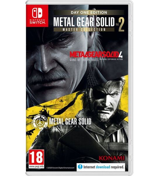 MINDSCAPE SW Metal Gear Solid - Master Collection: Volume 2 Day One Edition Switch