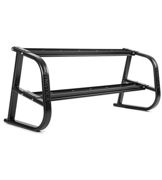 Gymstick 2-laags Rek Voor Dumbbells Zwart 160 cm