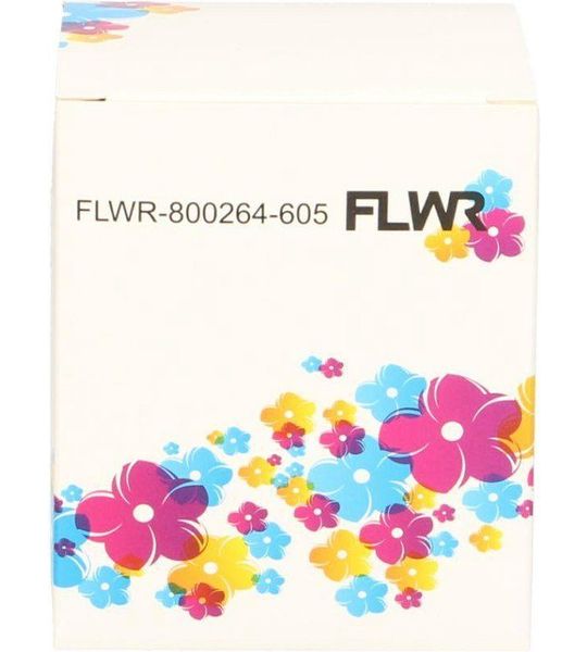 FLWR Zebra verzendetiketten 102x150 wit
