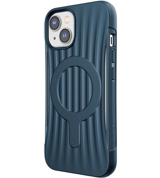 RAPTIC Iphone 14, Hoesje Clutch Magsafe, Blauw