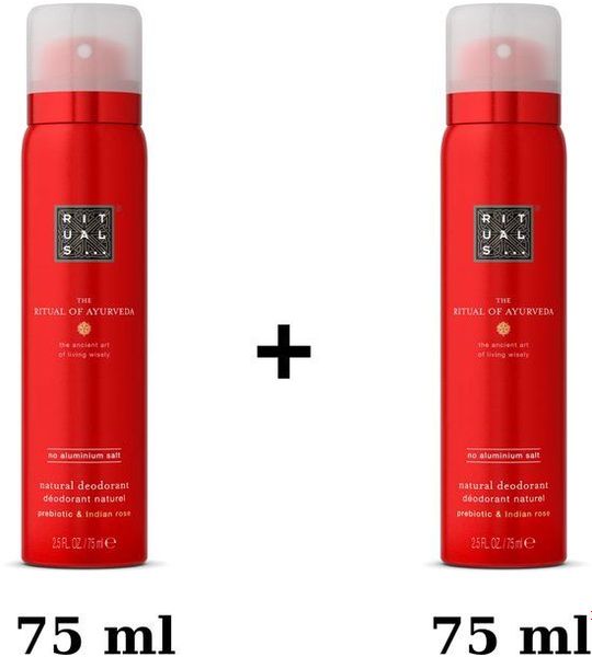 Rituals - Ayurveda - 2x Natural Deodorant a 75 ml = 150 ml