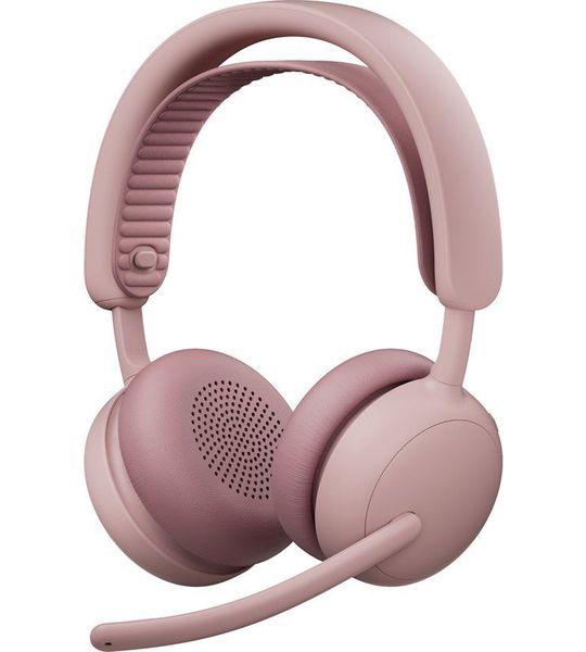 Logitech Zone Wireless 2 Es – Draadloze Ruisonderdrukkende Headset Met Adaptieve Hybride Anc Bluetooth Headset Rose