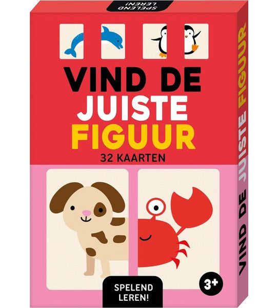 Image Books-Spelend leren-Vind de juiste figuur-pink