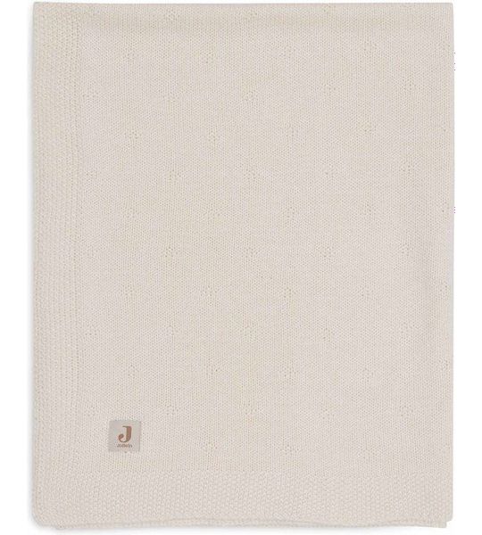 Deken Wieg Jollein Cosy Knit 75x100 Ivory