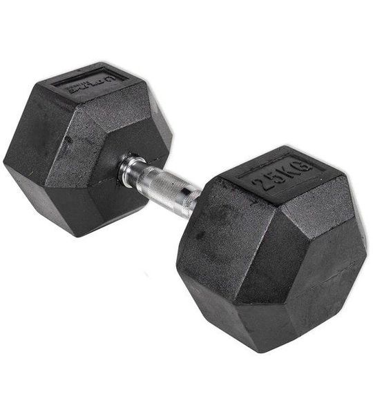 Olive Hex Dumbbell 25kg 2 Eenheden Zilver 25 kg
