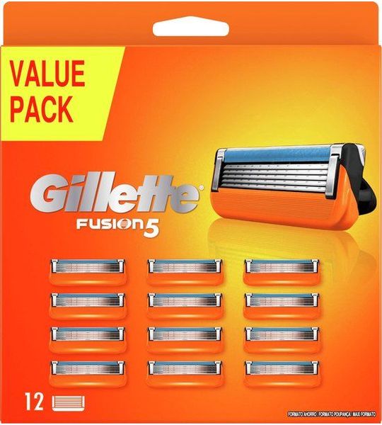 GILLETTE Fusion5 Navulmesjes 12 stuks