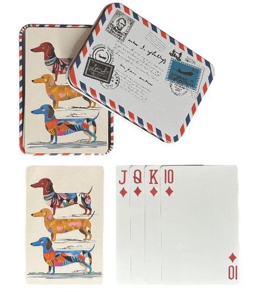 L-Line by Jis - Teckel Kaartspel – Kunstzinnige Teckels in Cadeaublik