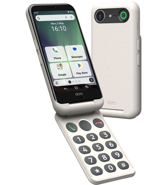Doro Aurora A20 Senior 64 Gb Bone White - Wit