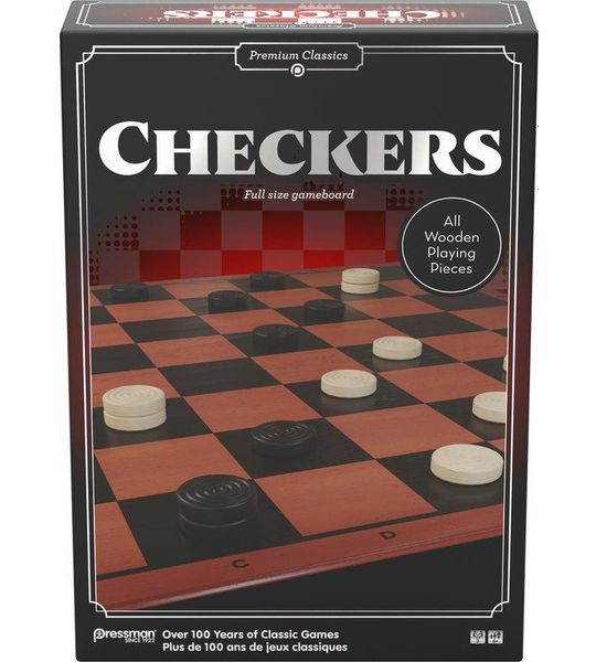 Goliath Classics Checkers - Damspel - Denkspel - Bordspel - 1 tegen 1