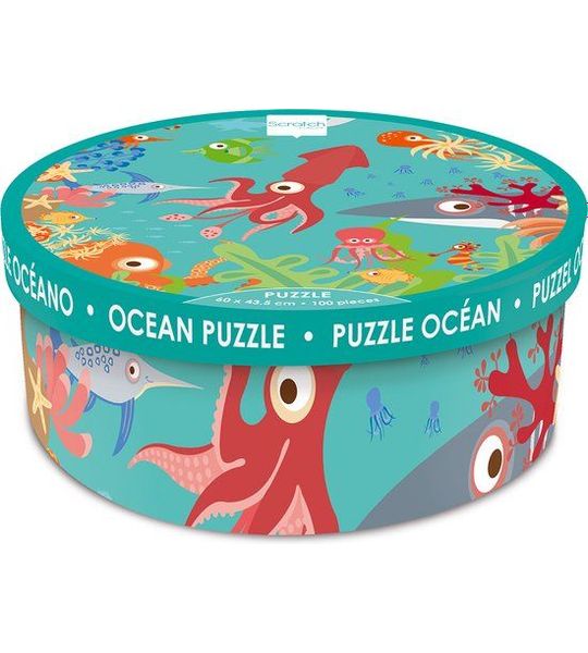 Scratch Puzzel 100 Stukjes - Oceaan
