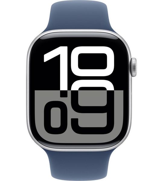 Apple Watch Series 10 4G 46mm Zilver Sportband M/L