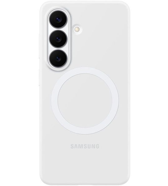 Samsung Silicone Magnet Telefoonhoesje Voor Samsung Galaxy S26 Wit