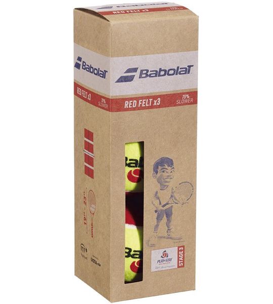 Babolat TennisballenKinderen Red Felt X3